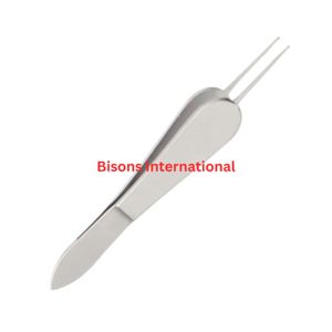 คีมเย็บตาคุณภาพสูง BISONS Manhattan Suture Forceps สำหรับจมูก ตา หู ขนาด 1x2 ซี่ฟัน ใช้ซ้ำได้ พร้อมเครื่องมือผ่าตัด ได้รับมาตรฐาน CE ISO - Product Image 2
