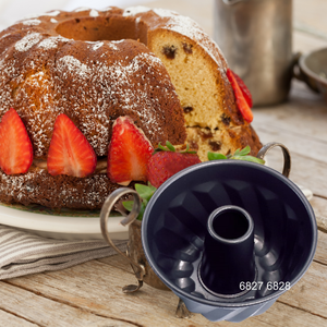 Moule à gâteau en aluminium antiadhésif cannelé de 7 pouces, moule à gâteau Buntz, moule à gâteau anglais, moule à pâtisserie tubulaire, fabrication taïwanaise - Product Image 4