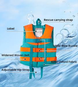 Offre Spéciale personnalisé en gros prix d'usine gilets de sauvetage Sports nautiques <span class=keywords><strong>Kayak</strong></span> pêche surf gilet de sauvetage de sécurité <span class=keywords><strong>pour</strong></span> adultes enfants - Product Image 6