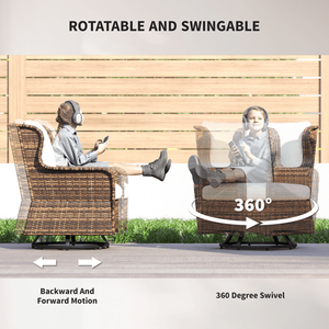 Set di mobili da giardino con pezzi per vivere all'aperto - Product Image 5