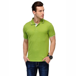 Polo classique en coton 240 GSM, tissu doux au toucher, piqué épais, respirant, décontracté chic, pour le bureau, fabrication OEM, marque privée - Product Image 1