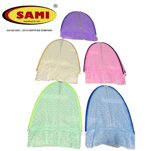 Moustiquaire pliable portable pour bébés et enfants avec motif brodé (Utilisation domestique pour bébés, polyester écologique toutes saisons) - Product Image 2