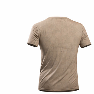 เสื้อยืดออกกำลังกายผู้ชายทรงปกติ แขนสั้น ผ้าถัก พิมพ์ลาย เป็นมิตรกับสิ่งแวดล้อม แห้งเร็ว ระบายอากาศดี เสื้อผ้ากีฬา สีและโลโก้สั่งทำได้ - Product Image 3