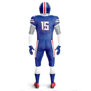 Team Wear Uniforme de fútbol americano de manga corta transpirable de poliéster 100% para hombre Color sólido - Product Image 6