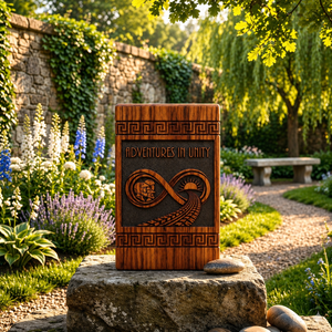 Wooden <b>Memorial</b> Urn Custom Engraved Cremation Keepsake <b>Box</b> Decorative Tribute Urn for Remembrance Gift - Product Image 2