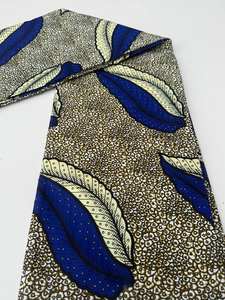 Tissu Ankara élégant en sergé de coton du Botswana avec un design audacieux pour les chemises de garçons et les vêtements culturels africains - Product Image 4