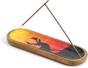 Nuevo Quemador de Incienso de Madera de Acacia Estilo Árabe, Ecológico, para Bakhoor, Decoración Religiosa para Bodas, Hecho a Mano en India - Product Image 6