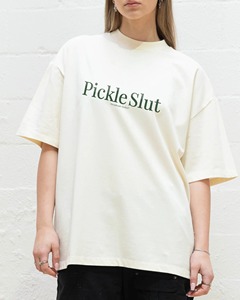 เสื้อยืดคอตตอนสีน้ำตาลทรงโอเวอร์ไซส์สำหรับผู้ชาย แขนสั้น คอกลม สไตล์ลำลอง พิมพ์ลายโลโก้ด้านหน้า - Product Image 4