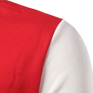 Nouvelle veste universitaire tendance en laine pour homme, motif lettres brodé sur le devant, col montant, décontractée, réversible, coupe-vent, pour l'hiver - Product Image 4