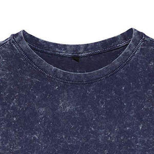 เสื้อยืดโอเวอร์ไซส์ทรงใหญ่ ล้างสีแบบแอซิดวอช สไตล์ลำลองสำหรับผู้ชาย รับผลิตแบบ OEM แบรนด์ส่วนตัว - Product Image 3