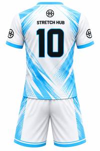 Conjunto de Uniforme de Fútbol Personalizado, Camiseta de Fútbol con Pantalones Cortos a Juego, Ropa Deportiva para Equipos, Kit Atlético de Manga Corta, Ropa Deportiva de Entrenamiento al por Mayor - Product Image 2