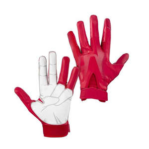 Gants de football américain en latex de qualité supérieure, personnalisables avec logo, imperméables, compatibles écran tactile, antidérapants, durables, OEM - Product Image 3