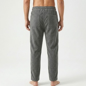 Custom Men's Winter Trousers 100% Cotton Polar Fleece Cargo Sweatpants Multi-Pocket Men's Casual Winter Joggers - Product Image 2