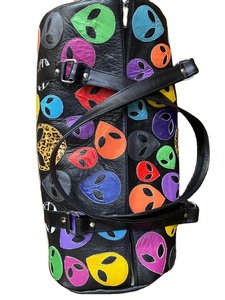 Bolsa de Viaje de Cuero Genuino Hecha a Mano, Bolsa de Viaje de Grano Completo, Personalizada, de Lujo, Informal, con Forro de Poliéster - Product Image 2