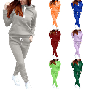 Wholesale <b>Purple</b> Color Raglan <b>Tracksuit</b> For Adult Long Sleeve Street Wear Autumn Winter Wear <b>Tracksuit</b> For Ladies - Product Image 5