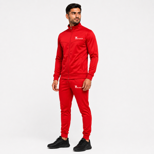 <b>Mens</b> Winter Training Tracksuit Eco-Friendly Quick Dry Lightweight Breathable 100% Polyester Full Zip <b>Track</b> <b>Jacket</b> Tapered <b>Track</b> - Product Image 2