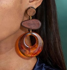 Polka Dot Epoxy Resin Drop Earring For Party Event <b>Wedding</b> Trendy Women Lightweight Fashion Dangles Party Jewelry <b>Accessories</b> - Product Image 3