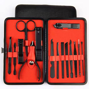 Kit Profesional Clásico para el Cuidado de las Uñas, Manicura y Pedicura, Cortaúñas de Acero Inoxidable, Pinza de Una Sola Punta, Bolsa - Product Image 2