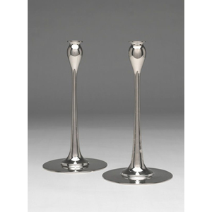 Modern Stainless Steel Candlestick Holder Set Of 2 Taper <b>Candle</b> Holders For Home Wedding Tableware Decoration - Product Image 4