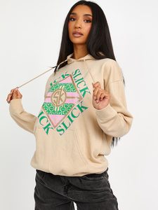 Sweat-shirt à capuche surdimensionné personnalisé pour femme, coupe décontractée, en molleton avec poche, manches longues, tenue décontractée pour femme - Product Image 6