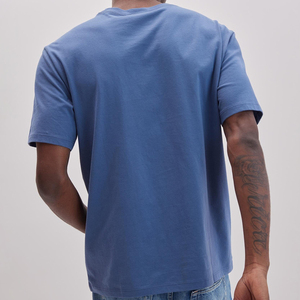 T-shirts en coton de bambou pour hommes, manches courtes, avec poche, t-shirt d'été pour hommes, haut durable, t-shirts à col rond pour hommes - Product Image 2