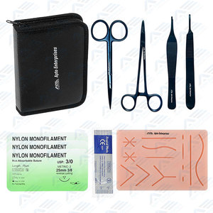 Surgical <b>Suture</b> Practice <b>Kit</b> Stainless Steel Instruments and <b>Suture</b> Pad Set <b>Suture</b> <b>Kit</b> Medic Instrument Wholesale Complete - Product Image 6