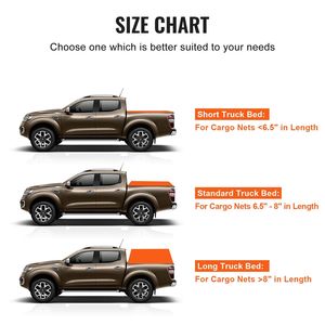 Rete di Carico Resistente 183 cm x 145 cm per Cassone del Camion, 4 Cinghie Regolabili, Moschettoni, Ganci a S, Accessori per il Controllo del Carico Resistenti all'Usura - Product Image 6