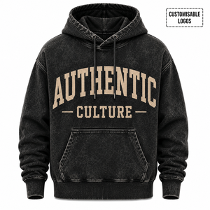 Sudaderas con Capucha Personalizadas para Hombre, Estilo Vintage, Lavado Ácido, Efecto Desgastado, 100% Algodón, Felpa, Calidad Premium 2026 - Product Image 4