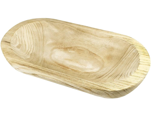 Bol à pâte en bois d'acacia, décoration rustique, vaisselle de table, articles de cuisine pour la maison et le jardin - Product Image 5