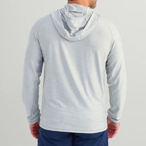Sudadera con Capucha de Pesca para Hombre, Protección UV, Transpirable, Talla Grande, Secado Rápido, Personalizable, con UPF 50, Venta al Por Mayor - Product Image 4