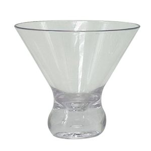 Verre à cocktail en plastique transparent incassable, verre à martini - Product Image 1
