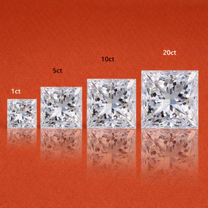 Diamante Cultivado en Laboratorio de 1.00 CT, Corte Princesa Cuadrado, Alta Brillo, EF-VVS2, para Exportación, Fabricación de Joyería, Certificado por IGI - Product Image 5