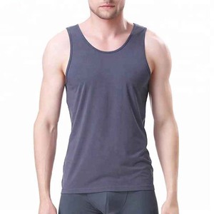 เสื้อกล้ามผู้ชายเนื้อผ้านุ่มลื่น เสื้อยิมออกกำลังกาย ทรงเข้ารูป ผ้าสแปนเด็กซ์ ออกแบบได้ตามต้องการ เสื้อยิมออกกำลังกายสำหรับผู้ชายและผู้หญิง - Product Image 5