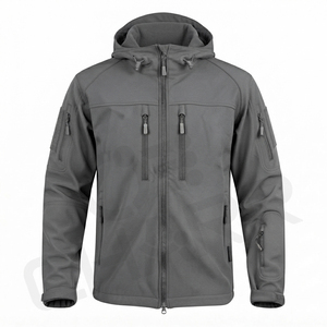 Ventes en gros de nouvelles arrivées, vestes de trekking pour adultes imperméables, respirantes, coupe-vent, à fermeture éclair longue, en softshell, pour les sports d'hiver en plein air - Product Image 2