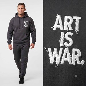 Custom Winter Unisex <b>Flared</b> Sweat suit Hoodie Set Midweight 400gsm Embroidery Regular Fit Pant Tracksuit Hooded Jogger - Product Image 5