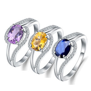 Anillo de Compromiso Unisex de Oro Sólido de 14K con Diamante Cultivado en Laboratorio, Engaste de Garras, Estilo Hip Hop, Certificado IGI, Septiembre - Product Image 2