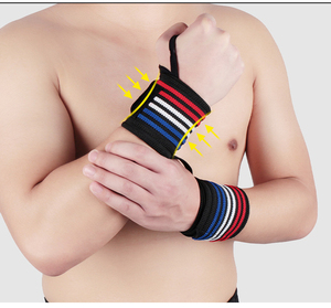 สายรัดข้อมือยกน้ำหนักแบบกำหนดเองขายส่ง OEM คุณภาพสูง สายรัดข้อมือพยุงมือสำหรับออกกำลังกาย - Product Image 5