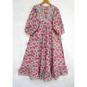 เดรสแม็กซี่ทันสมัย คอกลม แขนกุด ทรงชายหาด ผ้าฝ้ายคุณภาพสูง แห้งเร็ว และเป็นมิตรกับสิ่งแวดล้อม - Product Image 1