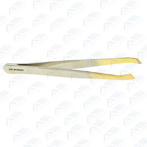 Pinzas de Punta Inclinada para Depilación Precisa y Diseño de Cejas, Pinzas de Acero Inoxidable para Cejas con Logotipo Personalizado, Precio de Fábrica - Product Image 6