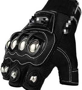 Gants tactiques en cuir de haute qualité à demi-doigts pour les sports de plein air, le cyclisme, la chasse, l'escalade, la pêche - Imperméables et à séchage rapide - Product Image 5
