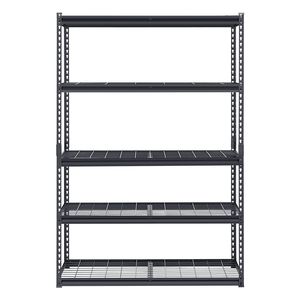 Scaffali di Stoccaggio a 5 Ripiani per Carichi Pesanti da 1360 kg, 50,8 cm di Profondità x 122 cm di Larghezza x 183 cm di Altezza, Scaffalatura Industriale in Metallo Regolabile per Garage - Product Image 1