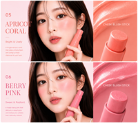 Mellow Pop Stick Blush Crème Multi-Usages avec Fini Rosé pour Joues, Lèvres et Visage - Tous Types de Peau 5g