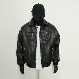 Chaqueta de Cuero Genuino de Piel de Vaca para Hombre, Diseño Personalizado al por Mayor, Chaqueta de Motociclista, Calidad Premium, Fabricante OEM ODM, Mejor Precio - Product Image 1