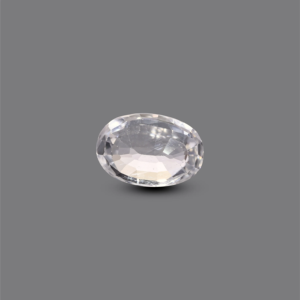 Natural White Zircon Loose Gemstone 5 Carat Cushion Cut for Fine Jewelry - Product Image 2