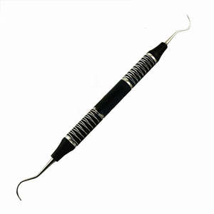 Sonda exploradora dental profesional manual de doble punta tipo sierra |   Herramienta de Diagnóstico de Acero Inoxidable Clase II para Cálculos de Cavitación - Product Image 1