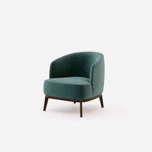 Sillón de Salón Minimalista de Lujo con Patas de Madera para Muebles de Vestíbulo de Hotel - Product Image 2