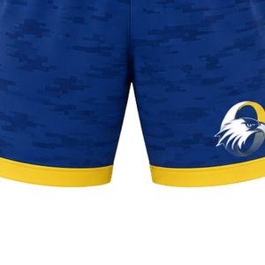 Blue Yellow Sublimation Lacrosse Shorts Men's Short Sports Pants <b>Athletic</b> Performance Wear Team Training Apparel Outdoor - Product Image 6