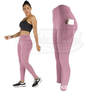 Shorts de Yoga Sólidos Personalizados de Alta Calidad, Pantalones Deportivos de Cintura Alta para Gimnasio, con Efecto Levanta Glúteos y Bolsillos para Mujer, OEM - Product Image 3