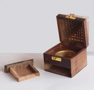 Quemador de Incienso Sambrani de Madera de Alta Calidad con Mango, Elegante Quemador de Bakhoor, Ecológico, Hecho a Mano, para Uso en Interiores y Exteriores - Product Image 5