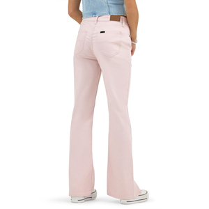 Meilleurs pantalons en jean larges pour femmes avec logo personnalisé, coupe ajustée, style devant plat, service OEM, prix de gros, pantalons en jean pour femmes - Product Image 2